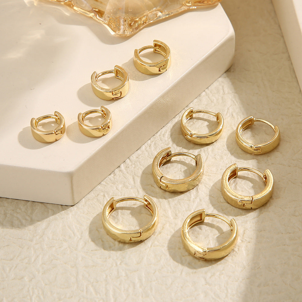 Wholesale Simple large earrings, high-end niche